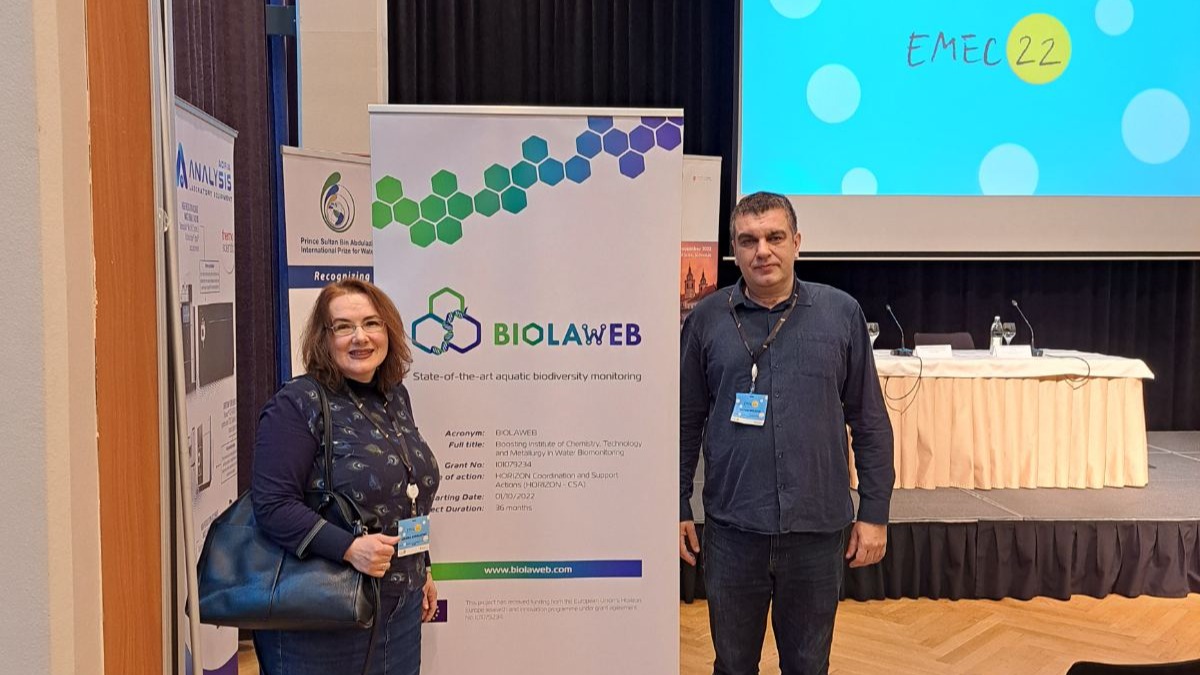 BIOLAWEB at 22nd European Meeting on Environmental Chemistry