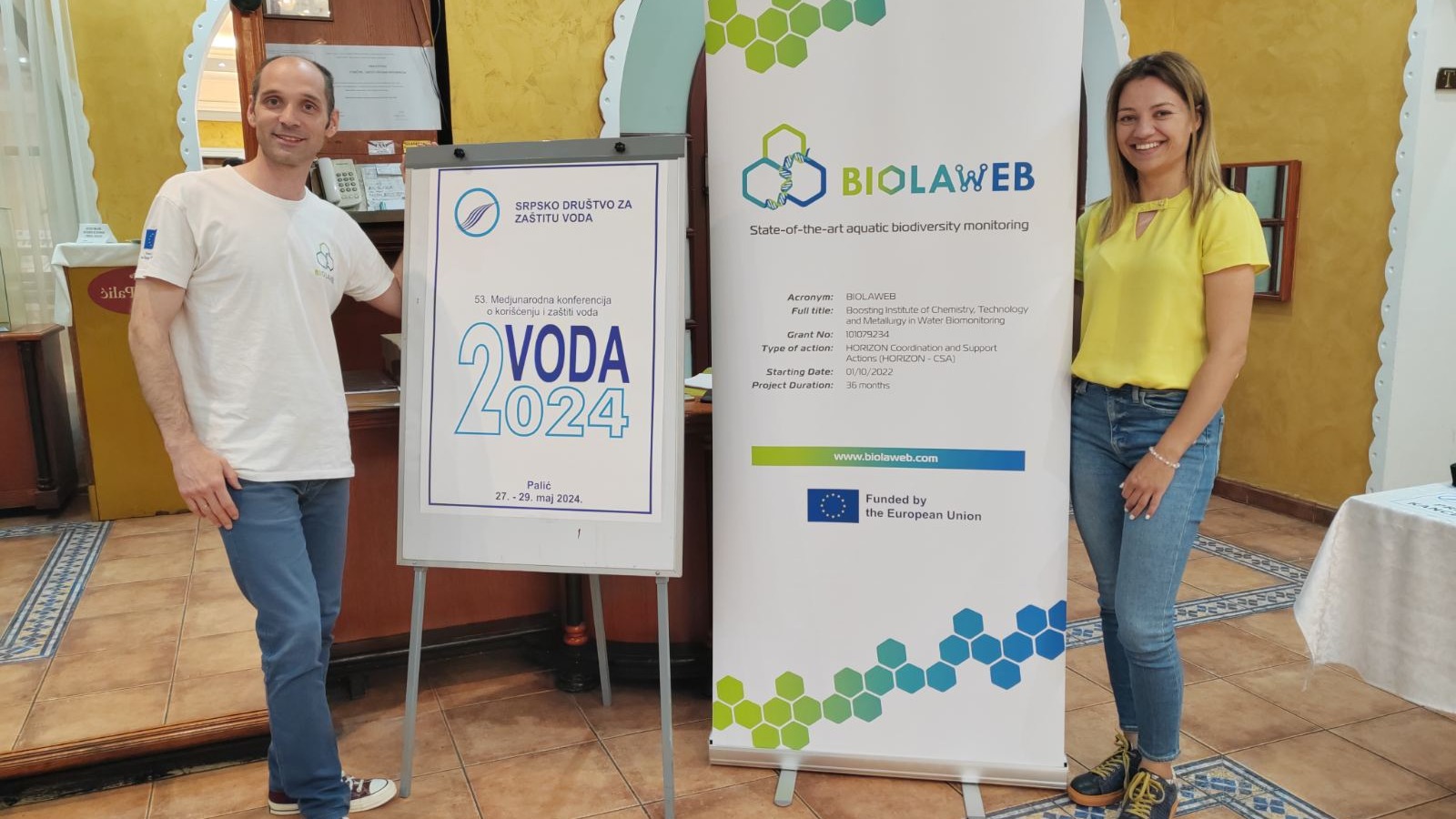 BIOLAWEB at 53rd International Conference on Water Use and Protection "VODA 2024" (27-29 May 2024)